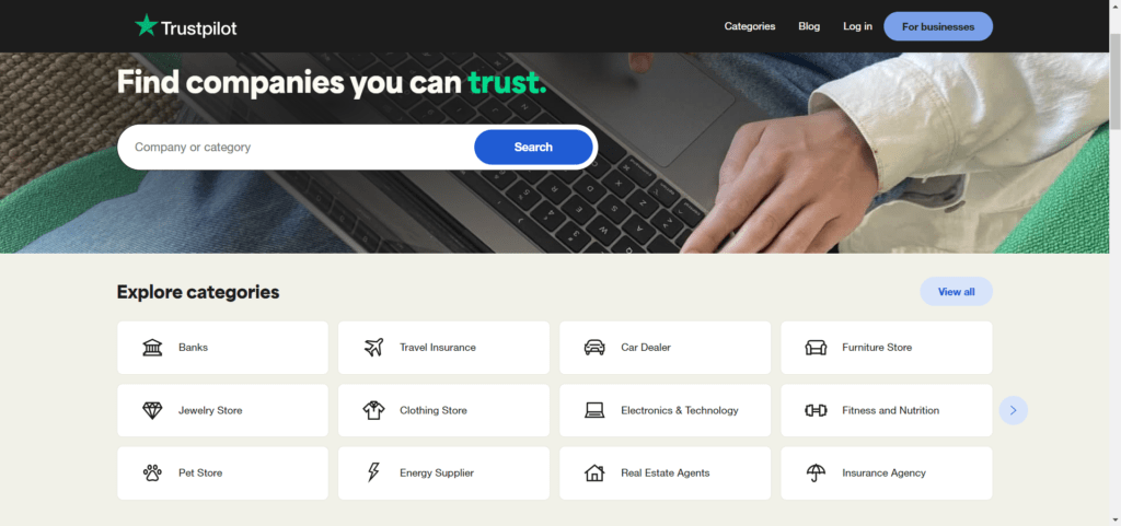 Trustpilot Check Out the Competition