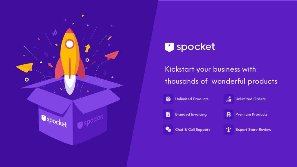 spocket ad banner page